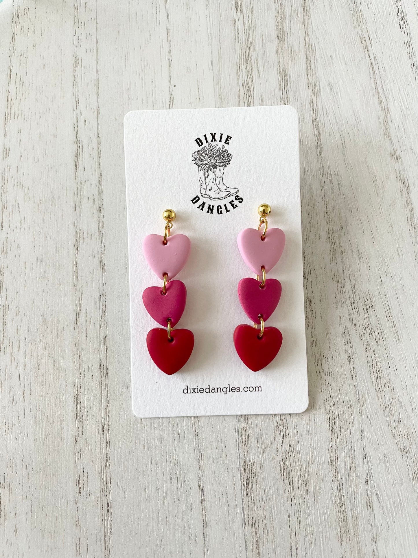 Ombré Heart Dangles