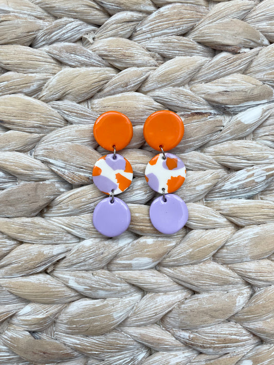 Clemson Multicolor Dangles