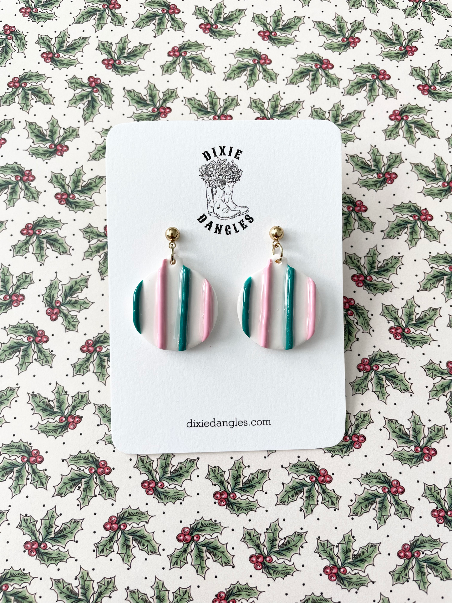 Striped Ornament Dangles